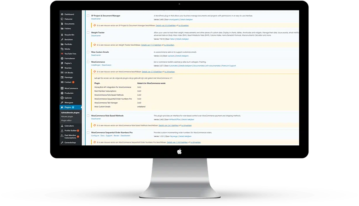 WordPress onderhoud WordPress onderhoud
